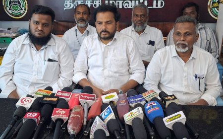 இஸ்லாமியர்களுக்கு பாதுகாப்பு  அரணாக திமுக விளங்குகிறது - தமிழ்நாடு தவ்ஹீத் ஜமாத் பொதுச் செயலாளர் முஜிபுர் ரஹ்மான்
