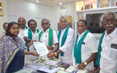 கருகும் தாளடி பயிரை காப்பாற்ற பிப்ரவரி 20வரை பத்தாயிரம் கன அடி தண்ணீரை திறந்திட பி.ஆர்.பாண்டியன் வலியுறுத்தல்