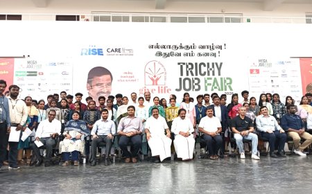 திருச்சியில் பிரம்மாண்ட வேலைவாய்ப்பு முகாம்: 11,000 பேருக்கு பணி நியமன ஆணை