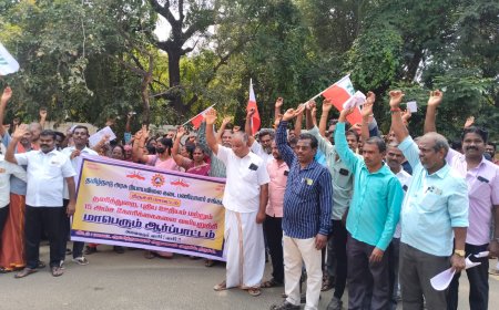 திருச்சி மாவட்டத்தில் 800 ரேஷன் கடைகளுக்கு பூட்டு;15 அம்ச கோரிக்கைகளை வலியுறுத்தி பணியாளர்கள் போராட்டம்