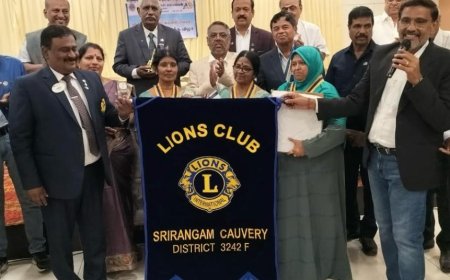 மகளிர் புதிய லயன்ஸ் சங்கம் துவக்க விழா உற்சாகம்
