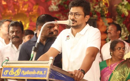 எடப்பாடி பழனிசாமிதான் இன்றைக்கு இந்தியாவிலேயே பாஜகவுடைய 'முரட்டு அடிமை'- பட்டுக்கோட்டையில் உதயநிதி ஸ்டாலின்