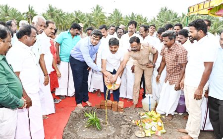 லால்குடி கோட்டத்தில் ரூ.6.68 கோடி மதிப்பீட்டில் 3 புதிய பணிகளுக்கு அடிக்கல்; ரூ.57.50 இலட்சம் மதிப்பீட்டில் 2 பணிகளை பொதுமக்களுக்கு அர்ப்பணித்த அருண்நேரு எம்.பி.