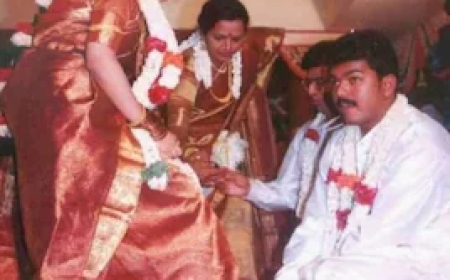 நடிகை ஒருவருடன் திருமணம் தாண்டிய உறவில் விஜய்?; தவெக தலைவர் விஜய் மனைவி சங்கீதா யார்?