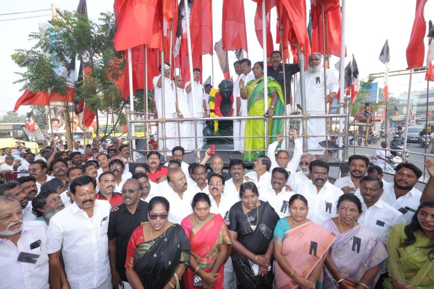 விஜய் திருக்குறள் கூறியது அவர்கள் தோழர்களை உற்சாகப்படுத்தத்தான் -  அமைச்சர் அன்பில் மகேஸ் பொய்யாமொழி