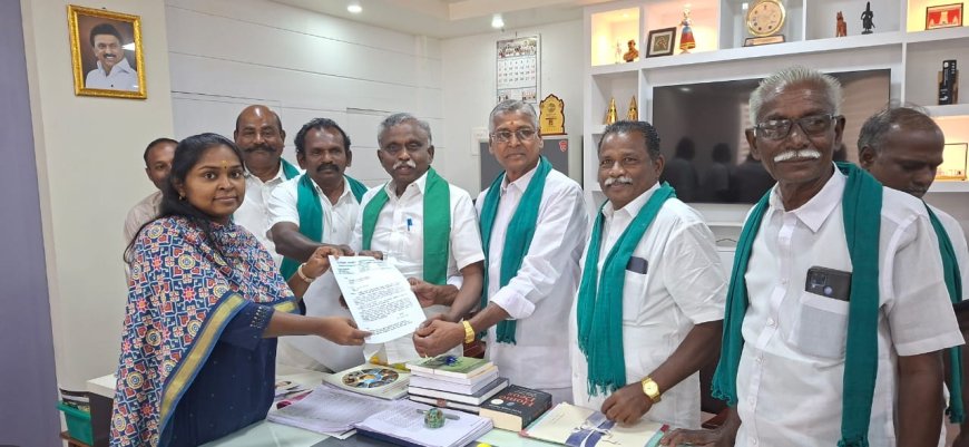 கருகும் தாளடி பயிரை காப்பாற்ற பிப்ரவரி 20வரை பத்தாயிரம் கன அடி தண்ணீரை திறந்திட பி.ஆர்.பாண்டியன் வலியுறுத்தல்