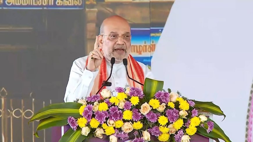 புதுச்சேரியில் 60% வாக்குகளைப் பெற்று, 24 இடங்களைப் பெறுவோம்- காரைக்காலில் அமித்ஷா