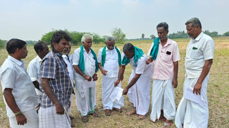 டெல்டாவில் இந்தியா-அமெரிக்க வர்த்தக ஒப்பந்த நகலை தீயிட்டு கொளூத்தி போராட்டம்