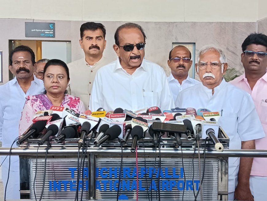 கடன் சுமை ஒரு பொருட்டல்ல; முதல்வர் திட்டங்களை வகுத்து செயல்படுத்துவார் - திருச்சியில் வைகோ