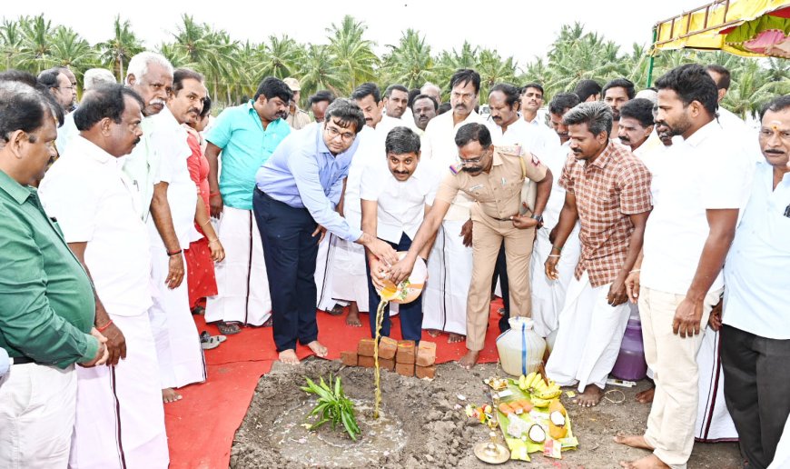 லால்குடி கோட்டத்தில் ரூ.6.68 கோடி மதிப்பீட்டில் 3 புதிய பணிகளுக்கு அடிக்கல்; ரூ.57.50 இலட்சம் மதிப்பீட்டில் 2 பணிகளை பொதுமக்களுக்கு அர்ப்பணித்த அருண்நேரு எம்.பி.