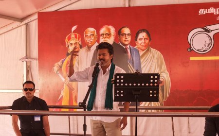 திமுக ஆட்சியில் தண்ணீர் இல்லாமல் தமிழ்நாடே திவால் ஆகப்போகிறது; தஞ்சையில் விஜய்