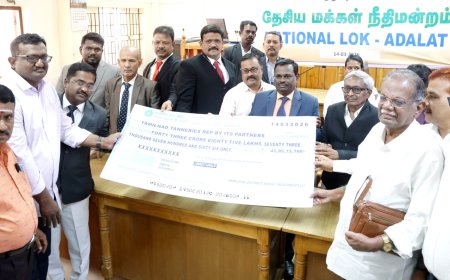 திருச்சி மாவட்ட சட்டப்பணி ஆணைகுழு சார்பில் தேசிய மக்கள் நீதிமன்றம்; முதன்மை நீதிபதி கிரிஸ்டோபர் தொடங்கி வைத்தார்