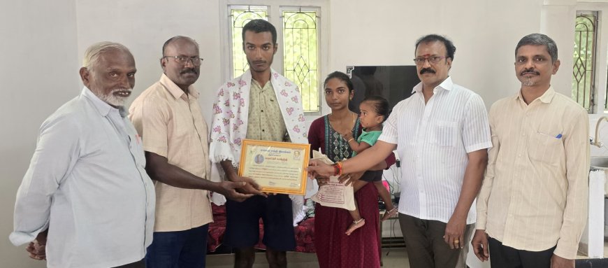 மூளைச்சாவு அடைந்த பெண்;  உறுப்புகளை தானம் அளித்த குடும்பத்தினருக்கு பாராட்டு!