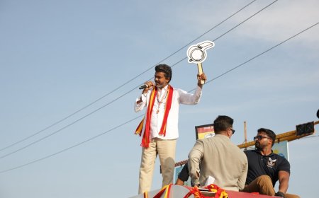 தவெக ஆட்சியில் ஏஐ அமைச்சகம்; வெற்றி தமிழ்நாடு சூப்பர் ஆப்- குமரியில் விஜய் வாக்குறுதி 