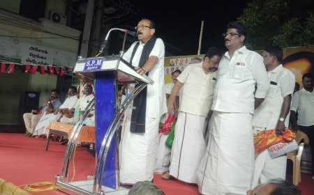 சாத்தான்குளம் தந்தை மகன் சாவுக்கு எடப்பாடி பழனிச்சாமியே காரணம் - கே என் நேருவை ஆதரித்து வைகோ பிரச்சாரம்