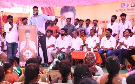 விஜய்யின் வெற்றி திருச்சியில் எழுச்சியை ஏற்படுத்த வேண்டும் - ஆதவ்அர்ஜுனா