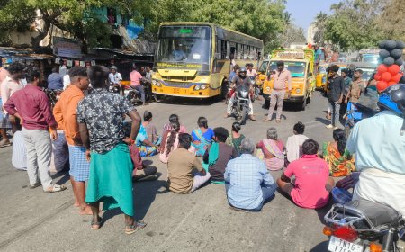 திமுக அறிவித்த ரூ.8000-ம் கூப்பன் விவகாரம் : மண்ணச்சநல்லூரில் இளம்பெண் தற்கொலை; சாலை மறியலால் பரபரப்பு 