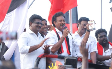 திருவெறும்பூர் வளர்ச்சியே எனது இலக்கு: அன்பில் மகேஸ் பொய்யாமொழி இறுதி கட்ட தேர்தல் பிரச்சாரம்