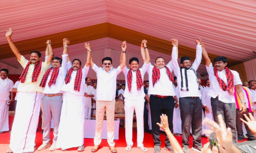 சந்திரமுகியாக மாறிவிட்ட பழனிசாமி; பாஜகவிடம், அதிமுகவை உள்வாடகைக்கு விட்டுள்ளார் பழனிச்சாமி  - திருச்சியில் ஸ்டாலின்