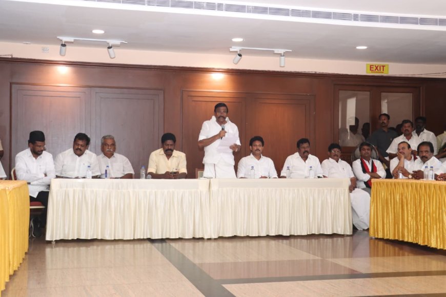 ஒற்றுமையே வெற்றியின் ரகசியம்- அனைத்துக் கட்சிக் கூட்டத்தில் அமைச்சர் கே என் நேரு