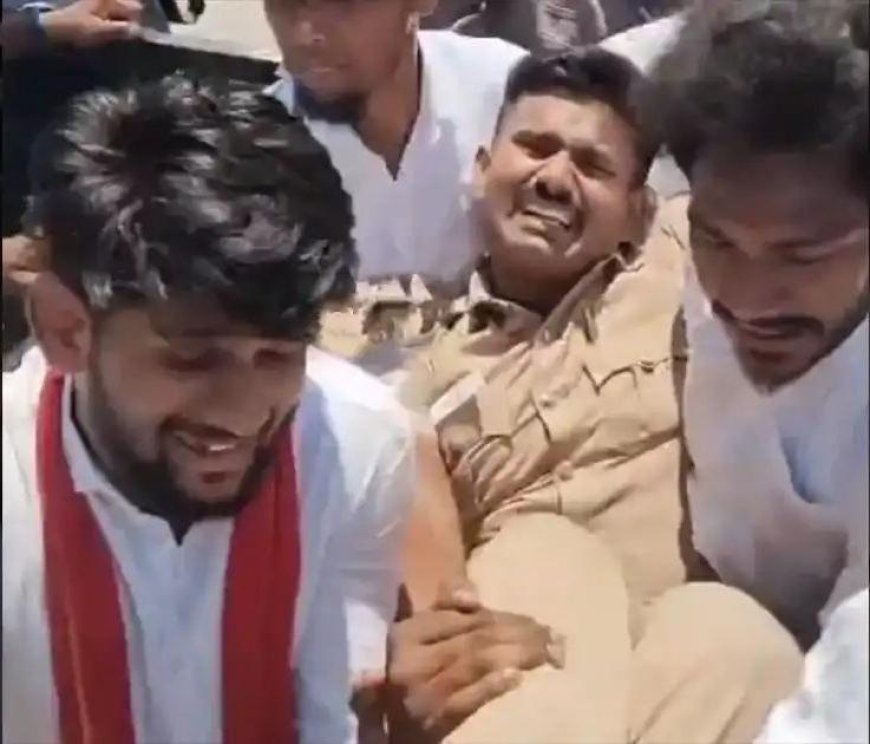 விஜய் பிரச்சாரத்தின் போது ஆதவ் அர்ஜுனா கார் மோதி காவலர் படுகாயம்