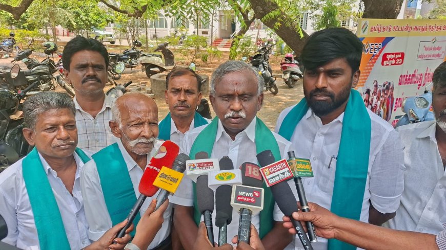 முல்லைப் பெரியாறு,காவிரி பெற்ற உரிமைகளை பறிகொடுக்கும் திமுக - தேர்தல் களத்தில் திமுகவை விவசாயிகள் புறக்கணிப்பார்கள்-பி.ஆர்.பாண்டியன்