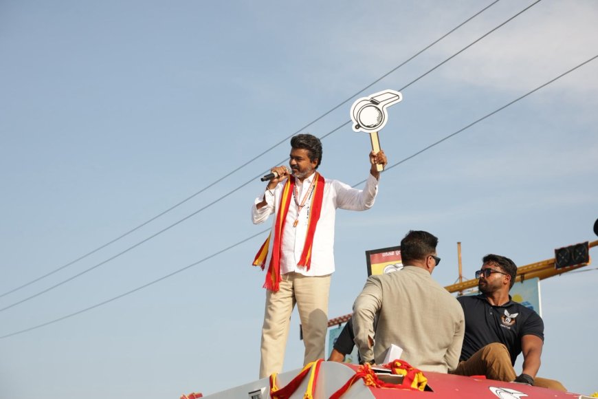 தவெக ஆட்சியில் ஏஐ அமைச்சகம்; வெற்றி தமிழ்நாடு சூப்பர் ஆப்- குமரியில் விஜய் வாக்குறுதி 