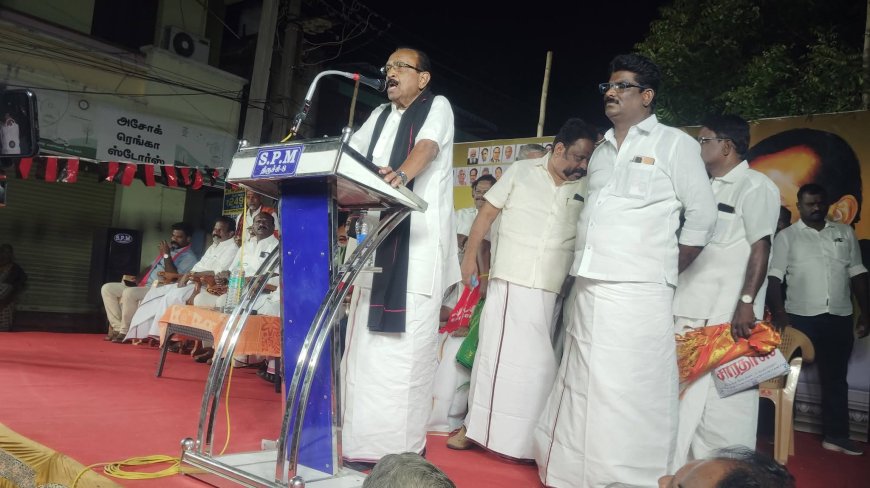 சாத்தான்குளம் தந்தை மகன் சாவுக்கு எடப்பாடி பழனிச்சாமியே காரணம் - கே என் நேருவை ஆதரித்து வைகோ பிரச்சாரம்