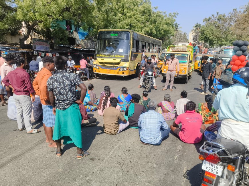 திமுக அறிவித்த ரூ.8000-ம் கூப்பன் விவகாரம் : மண்ணச்சநல்லூரில் இளம்பெண் தற்கொலை; சாலை மறியலால் பரபரப்பு 