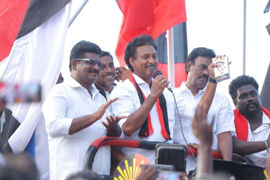 திருவெறும்பூர் வளர்ச்சியே எனது இலக்கு: அன்பில் மகேஸ் பொய்யாமொழி இறுதி கட்ட தேர்தல் பிரச்சாரம்