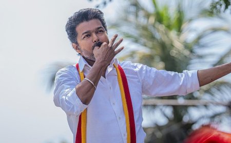 விஜய் அலுவலகத்திற்கு வீட்டிற்கு கூடுதல் பாதுகாப்பு: தவெக 97 தொகுதிகளில் முன்னிலை; திமுக பின்னடைவு