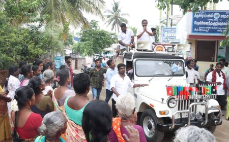 மேற்கு தொகுதி மக்களுக்கு நன்றி தெரிவித்த கே.என்.நேரு; இன்றும், நாளையும் சுற்றுப் பயணம்