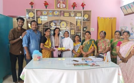 10ம் வகுப்பு பொதுத்தேர்வு : திருச்சி புனித அன்னாள் பெண்கள் மேல்நிலை பள்ளி 100 சதவீத தேர்ச்சி