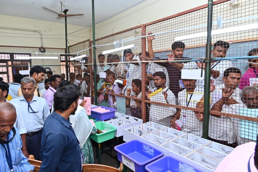 ஸ்ரீரங்கத்தில் ஒரு பூத்தில் 5 வாக்குகள் மட்டுமே பெற்ற திமுக: விசாரணை நடத்த கோரிக்கை 