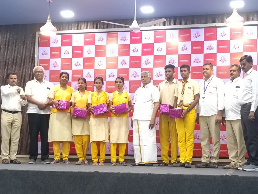 செல்லம்மாள் பள்ளி மாணவிக்கு குவியும் பாராட்டுகள்... 