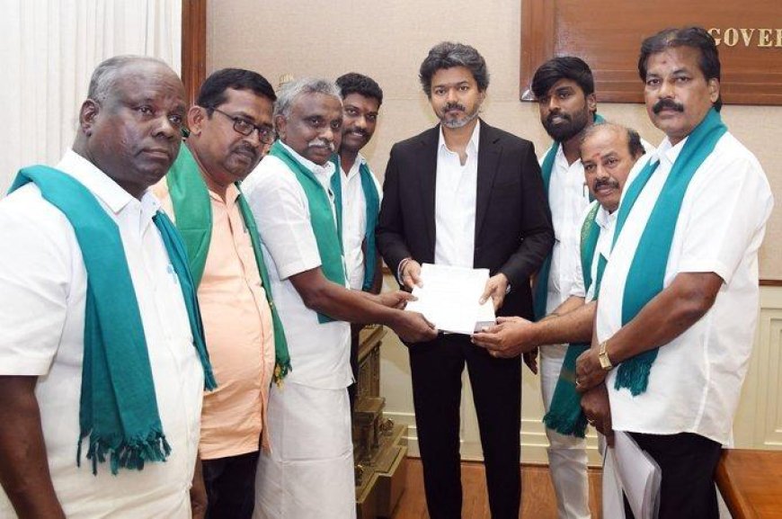 25 கோரிக்கைகளுடன் முதல்வரை சந்தித்த பி.ஆர். பாண்டியன்;வாக்குறுதிகளை விரைந்து நிறைவேற்றுவேன்- முதல்வர் விஜய்