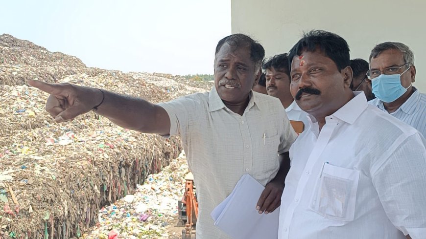 அரியமங்கலம் குப்பை கிடங்கு குப்பைகளை துவாக்குடி கல்குவாரியில் கொட்டலாம் ; எம்எல்ஏ பேச்சுக்கு எதிராக இணையத்தில் எதிர்ப்பு குரல்  