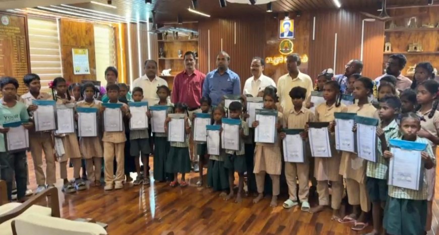 14 ஆண்டுகளுக்குப் பிறகு பிறப்புச் சான்றிதழ் பெற்ற இருளர் மாணவர்கள் 