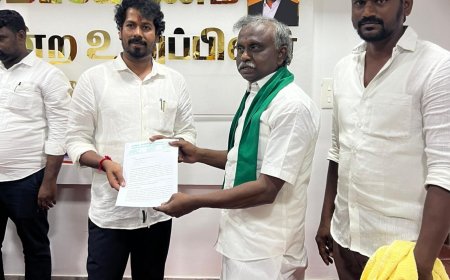 25 கோரிக்கைகளுடன் வேளாண் அமைச்சரை சந்தித்த பி.ஆர் பாண்டியன் 