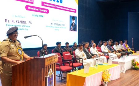 போதைக் கலாச்சாரத்திற்கு உள்ளாகாமல் வலுவான இளைய சமுதாயமாக மாணவர்கள் உருவாக வேண்டும் - மாநகர காவல் ஆணையர் காமினி பேச்சு