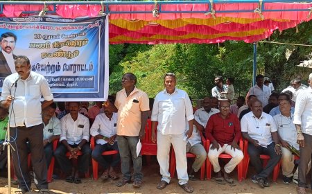 திருச்சியில் முதல்வர்: டாஸ்மாக் விற்பனையாளர்கள் நலச்சங்கம் சார்பில் டி.எம். அலுவலகத்தில் குடியேறும் போராட்டம்
