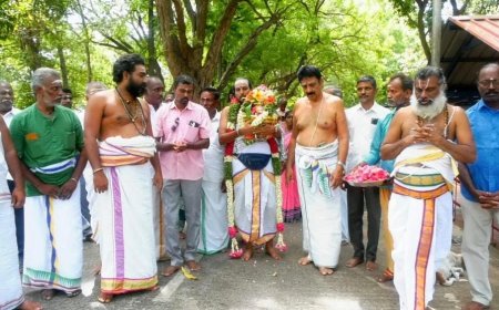 நீர்வளம் பெருக, விவசாயம் செழிக்க காவிரி தாய்க்கு சிறப்பு வேள்வி யாகம்