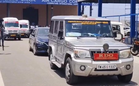 வியட்நாம் படகு விபத்து ; திருச்சி திரும்பிய மூவரின் உடல்கள் 