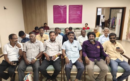 திருச்சி டிஸ்ட்ரிக்ட் பிரஸ் & மீடியா கிளப் உறுப்பினர்களுக்கு இலவச முழு உடல் பரிசோதனை 