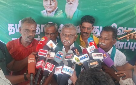 முதல்வர் விஜய் கர்நாடக முதலமைச்சரையும் தமிழக காவிரி டெல்டாவை பார்வையிட அழைத்து வரவேண்டும் - பிஆர்.பாண்டியன்