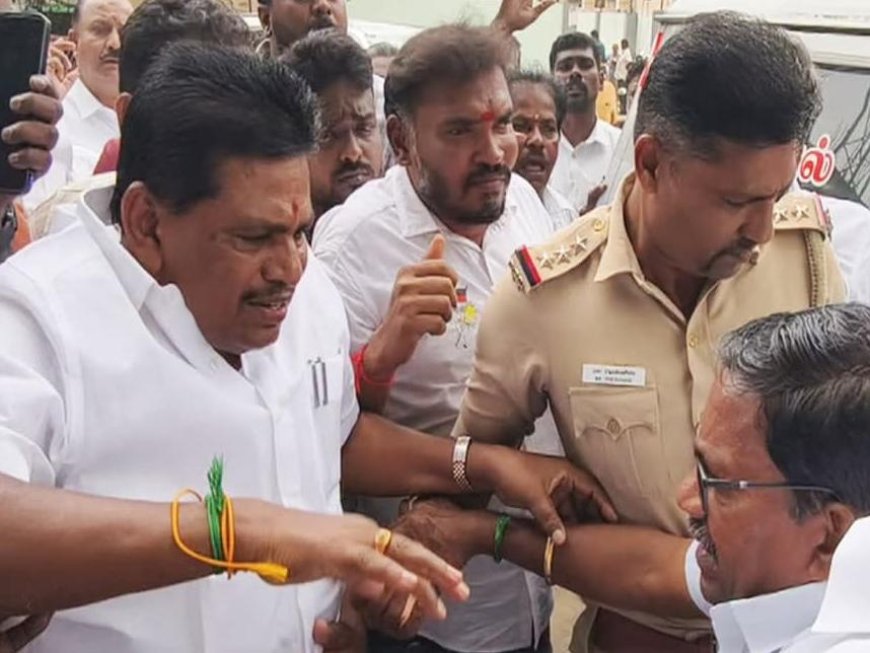 முதல்வர் விஜய் குறித்து `அவதூறு' பேச்சு - முன்னாள் அமைச்சரும், திமுக எம்எல்ஏவு மான அனிதா ராதாகிருஷ்ணன் அதிரடி கைது!