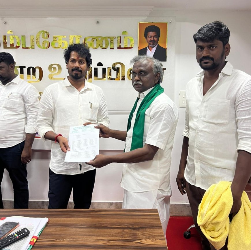 25 கோரிக்கைகளுடன் வேளாண் அமைச்சரை சந்தித்த பி.ஆர் பாண்டியன் 
