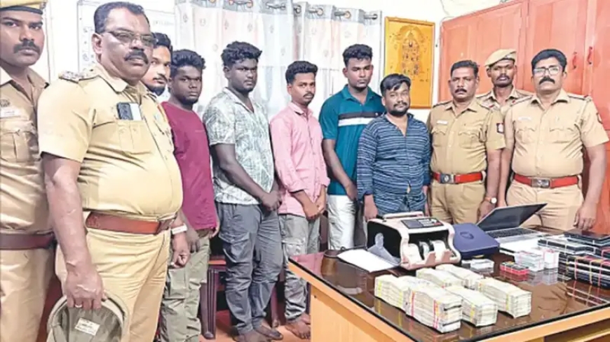 திருச்சியில் சட்டவிரோதப் பண பரிமாற்ற வழக்கில் 6 பேர் கைது: சர்வதேச ஹவாலா கும்பலுடன் தொடர்பு 