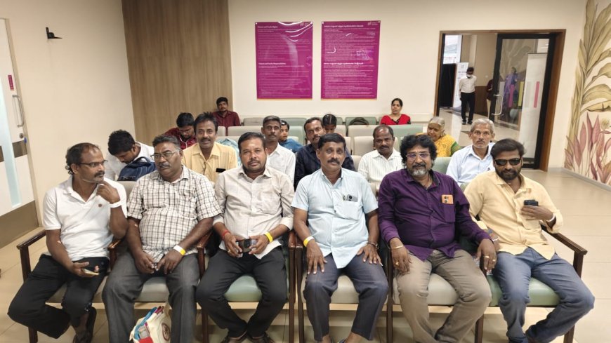 திருச்சி டிஸ்ட்ரிக்ட் பிரஸ் & மீடியா கிளப் உறுப்பினர்களுக்கு இலவச முழு உடல் பரிசோதனை 