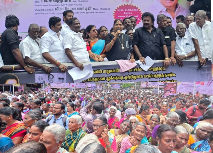 பழநி நில மோசடி: உண்மை குற்றவாளிகள் மீது உடனடி நடவடிக்கை தேவை - முன்னாள் அமைச்சர் வளர்மதி 